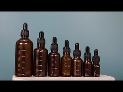 5-100ml essential oil dropper bottle brown glass cosmetics bottle