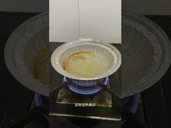 Disposable bowl for food packaging and storage made of durable and eco-friendly aluminum foil