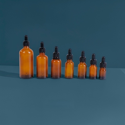 5-100ml essential oil dropper bottle brown glass cosmetics bottle
