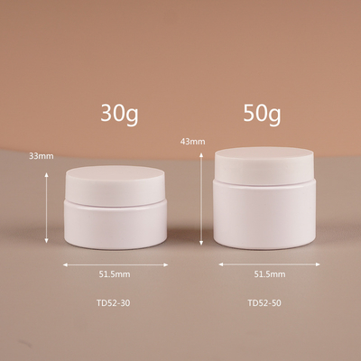 Customizable Cosmetic Packaging 30g Cream Bottle with Inner Plug and Outer Cover for Compact and Portable