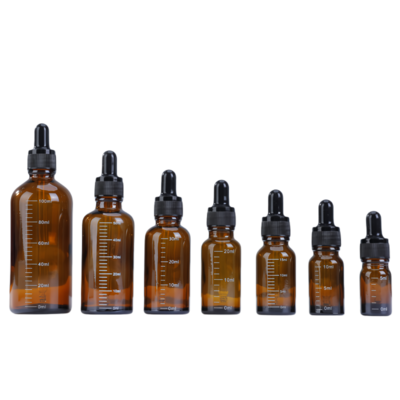 5ml graduated brown light-proof glass essential oil dropper essence bottle
