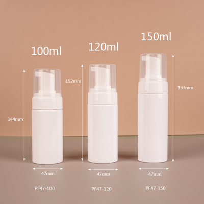 High-performance and durable cosmetic packaging PET and PP plastic lotion bottle and cosmetic jar with foaming pump