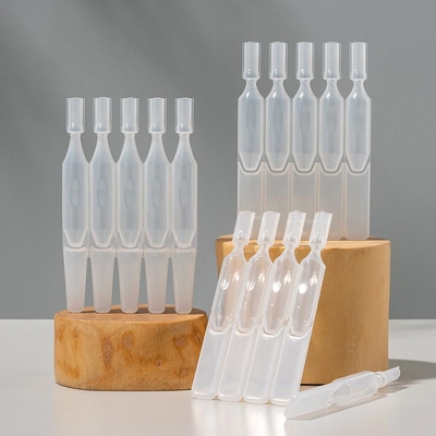 Hygienic and precise dosage for post-surgical recovery and samples with consecutive row design cosmetic packaging for high-active ingredients
