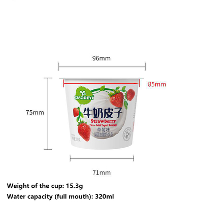85 millimeter diameter 97 millimeter diameter yogurt plastic cup