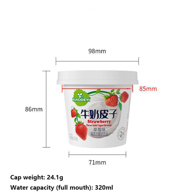 85 millimeter diameter 97 millimeter diameter yogurt plastic cup