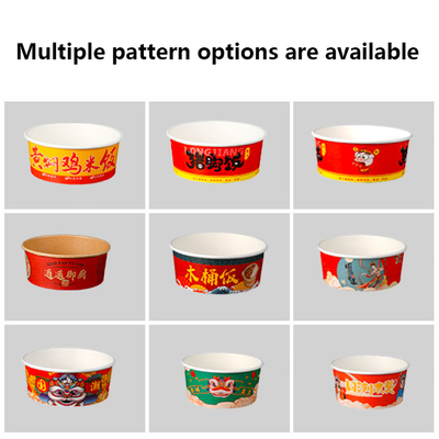 Degradable and Environmentally Friendly Disposable Bowl for Hot and Cold Food 500ML-1500ML