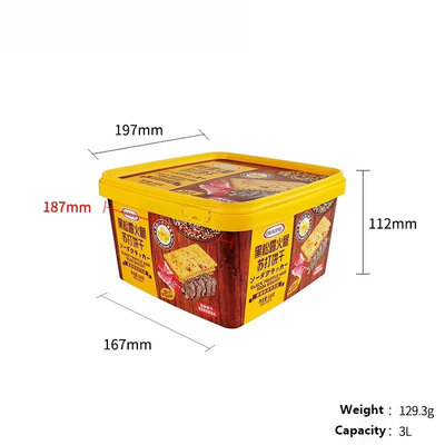 500ml Disposable bowl for takeout and delivery 100*100*70mm dimensions and 0.8-1.0mm wall thickness