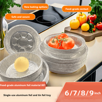 Disposable bowl for food packaging and storage made of durable and eco-friendly aluminum foil