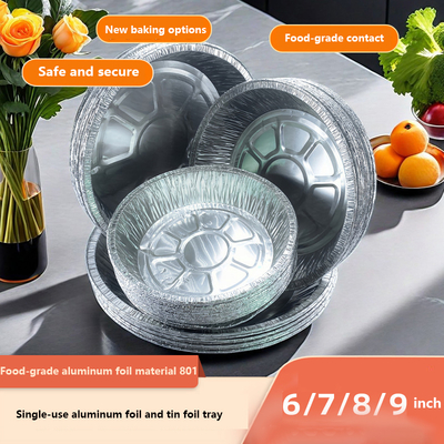 Disposable bowl for food packaging and storage made of durable and eco-friendly aluminum foil