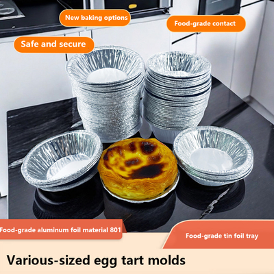 Food-grade aluminum foil 8011 Disposable bowl with customizable dimensions for food packaging