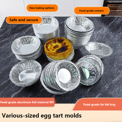 Food-grade aluminum foil 8011 Disposable bowl with customizable dimensions for food packaging