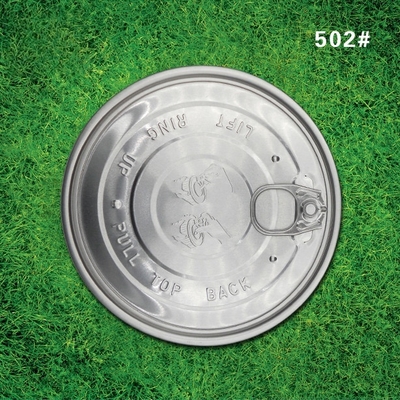 Customizable Aluminum Easy-Open Lid Y502 for Packaging of Dry Goods and Lubricants with White and Yellow Coating