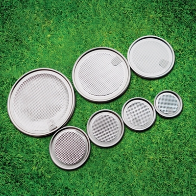 83mm Aluminum Can Lids for Packaging Dry Goods and Agricultural Products with White Outside and Yellow Inside Coating
