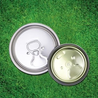 Aluminum Can Lids with Logo Printing and 0.3mm Thickness Silver Color for Products