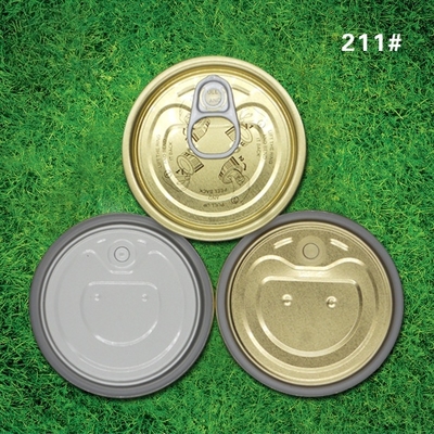 214 Full Open Iron Can Lids for Canned Goods and Foods with Easy-Open Tinplate