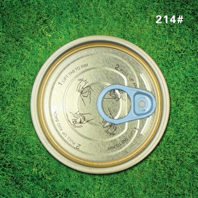 214 Full Open Iron Can Lids for Canned Goods and Foods with Easy-Open Tinplate