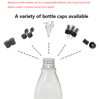 Spray Bottle PET Round Shoulder Flat Bottle 30ml 80*40mm 6g White/Black/Blue/Transparent