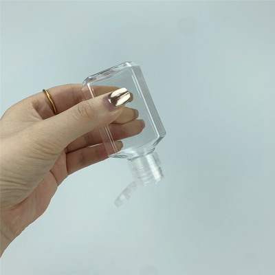 Transparent Spray Bottle for Hand Sanitizer Lotion etc. Flat Bottle PET 20ml 60ml 80ml