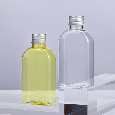 120ml PET Plastic Spray Bottle with Silver Aluminum Cap for Glycerin Packaging and Distribution