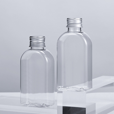 120ml PET Plastic Spray Bottle with Silver Aluminum Cap for Glycerin Packaging and Distribution