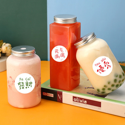 Eco-Friendly PET Plastic Cup for Milk Tea Shop Capacity Under 100mL No Logo Printing Suitable for Milk Tea Beverages Juice