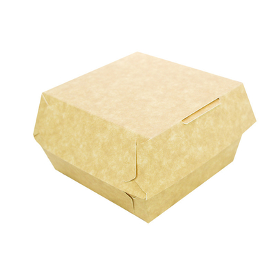Customizable Disposable Bowl Laminated Hamburger Box Fixed Box 97*105*38mm In-Stock/Custom-Made Food-Grade Laminated 300gsm Agate Laminated Paper