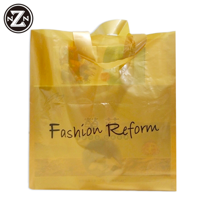 Eco Friendly Garment Plastic Packaging Bags HDPE Custom Logo Printed