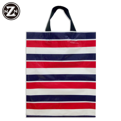 Eco Friendly Garment Plastic Packaging Bags HDPE Custom Logo Printed