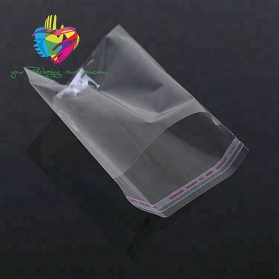 BOPP OPP Transparent Self Adhesive Plastic Bag 17-58 Micron Thickness Customized size