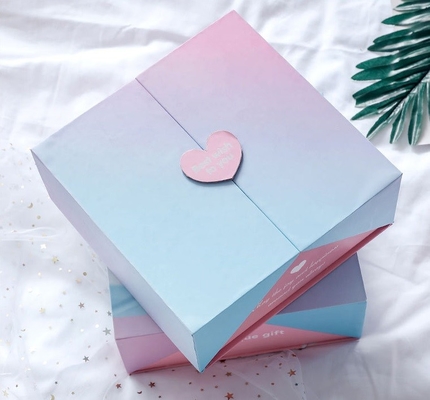 Wedding Custom Cardboard Gift Boxes double open Pantone color ODM