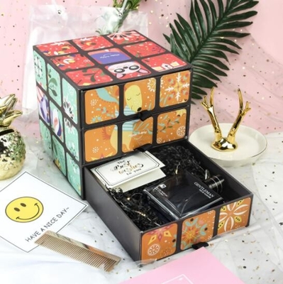 Offset Printing Rubik'S Cube Gift Box Glossy Surface Eco Friendly Cardboard Boxes