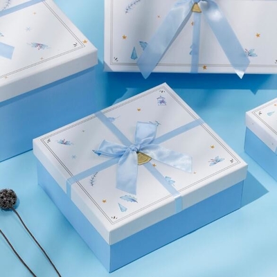 UV Stablized Cardboard Gift Packaging Boxes Rectangle Shape Half Open Window Flip