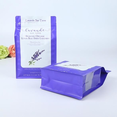Varnishing Zip Lock Stand Up Pouch Eco Friendly Printed Logo Available