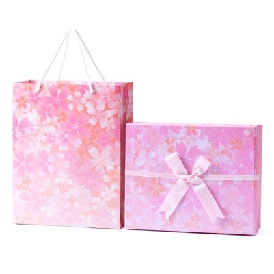1.5-3mm Cardboard Luxury Packaging Gift Box pink Eco Friendly Packaging Box