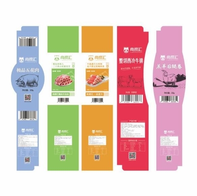 Eco Friendly Printed Belly Band Varnishing CMYK Print Paper Sleeve For Box