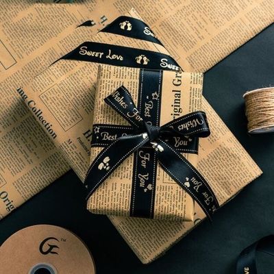 50x75cm Tissue Wrapping Paper Kraft Paper Newspaper Pattern