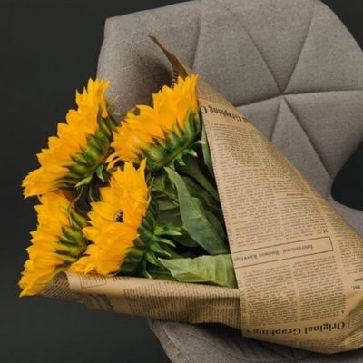 50x75cm Tissue Wrapping Paper Kraft Paper Newspaper Pattern