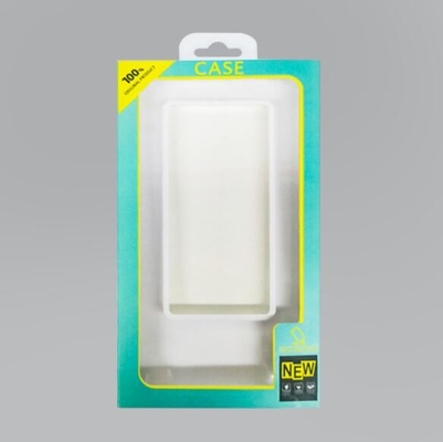 ODM Phone Case Packaging Box Plastic Inner Support With Window Hook