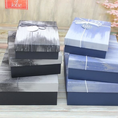 Custom Printing Cardboard Gift Packaging Boxes Clamshell Folding Paper Box