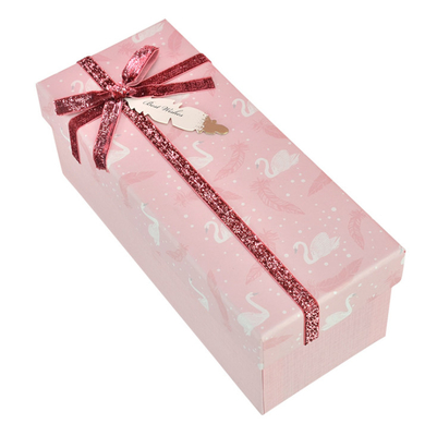 Flamingo Theme Printing Cardboard Gift Packaging Boxes For Water Bottle