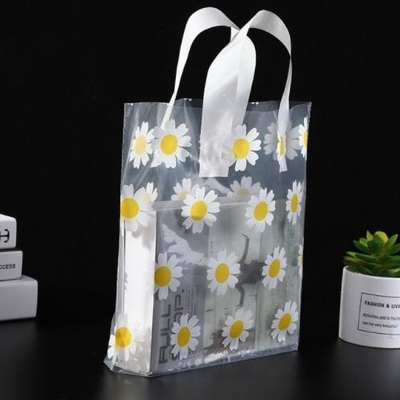 Waterproof Garment Plastic Packaging Bags With Little Daisy Pattern Printing
