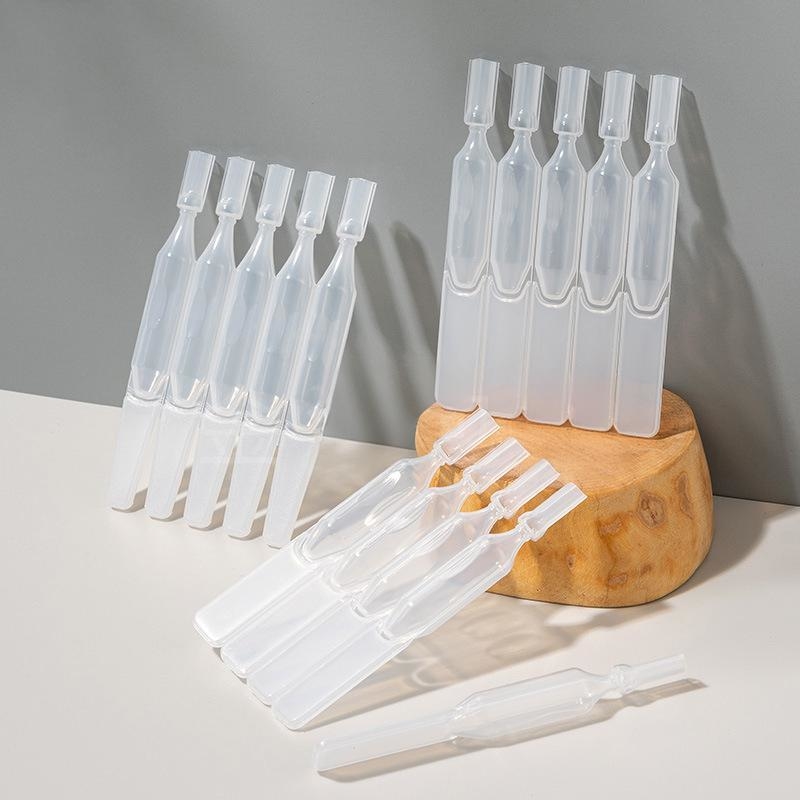 Hygienic and precise dosage for post-surgical recovery and samples with consecutive row design cosmetic packaging for high-active ingredients