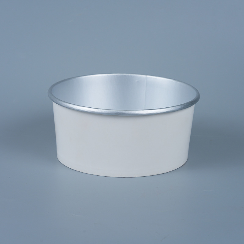Customizable Disposable Bowl for Takeout Food Packaging with Custom Logo Printing and Aluminum Foil and Cardboard Material