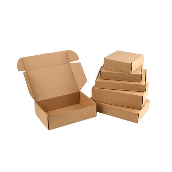 Recyclable Courier Delivery Box Hard Cardboard Kraft Paper 150x150x50cm