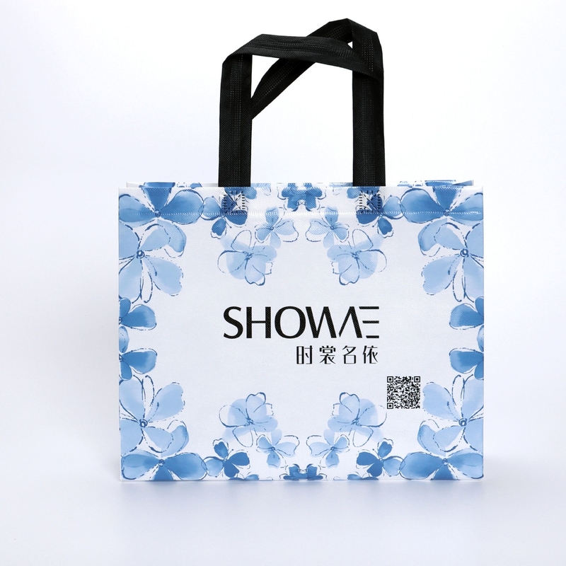Custom Logo Non-woven fabric recycle bag brand advertising can hold shoes / wine /ceramic boxes